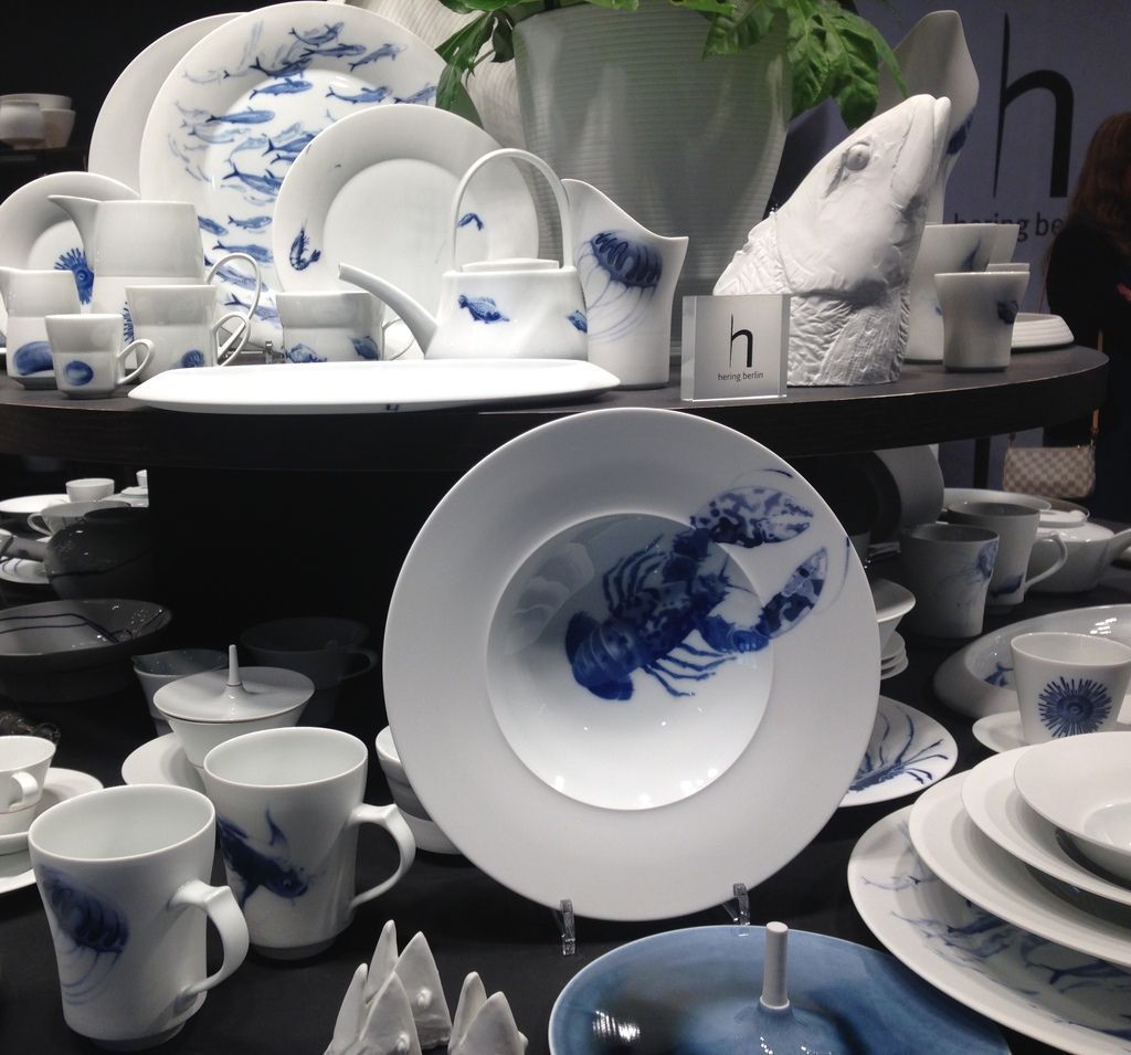 Art de la table motifs bleus