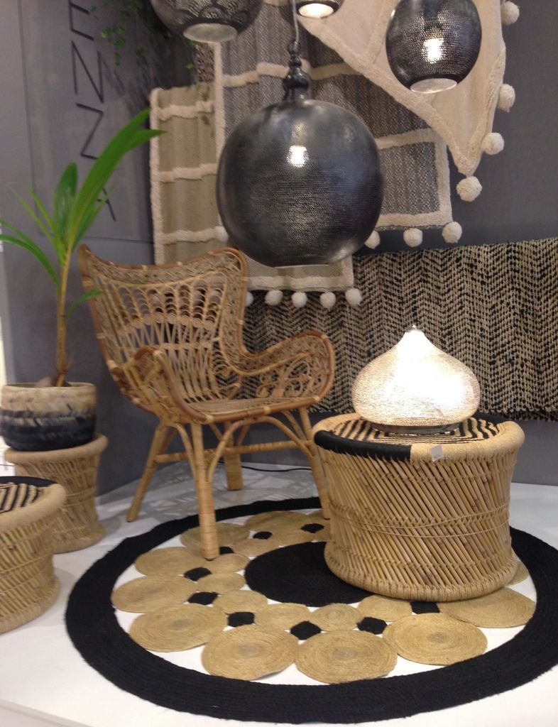 Décoration intérieure ethnique et nature