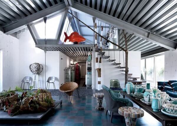 Décoration structure industrielle