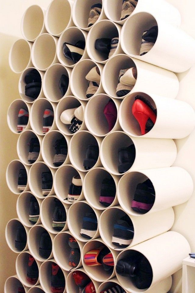 Rangement chaussures tuyau