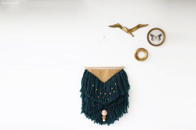 Déco en tissage moderne scandinave murale